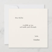 Nim Nibblesカスタマイズ可能な心地よいシリーズカード (裏面)