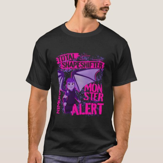 Nimona Total Shapeshifter Monster警告グラフィティ Tシャツ (正面)