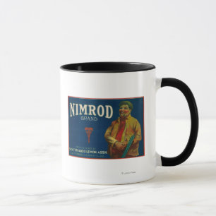 NimrodレモンLabelSanフェルナンド、カリフォルニア マグカップ