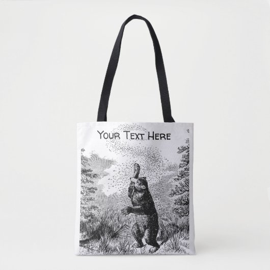 Nimrod – クマとミツバチ トートバッグ (正面)