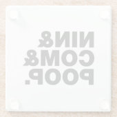 NIN & COMとウンチ。 ガラスコースター (裏面)