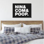 NIN & COMとウンチ。 キャンバスプリント (インサイチュ (寝室))