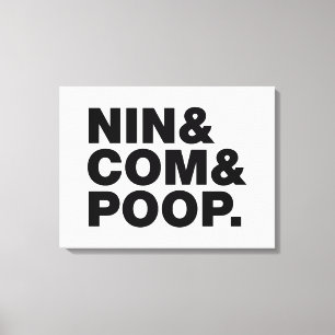 NIN & COMとウンチ。 キャンバスプリント