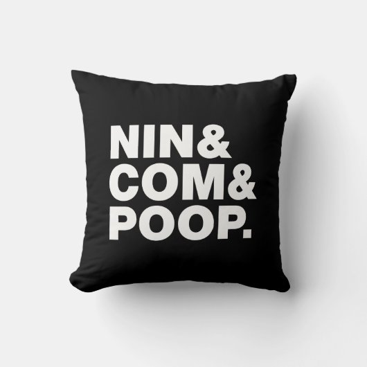NIN & COMとウンチ。 クッション (正面)
