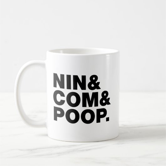 NIN & COMとウンチ。 コーヒーマグカップ (左)
