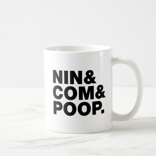 NIN & COMとウンチ。 コーヒーマグカップ (右)