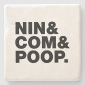 NIN & COMとウンチ。 ストーンコースター (正面)
