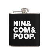 NIN & COMとウンチ。 フラスク (正面)