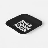 NIN & COMとウンチ。 ペーパープレート (傾斜あり)