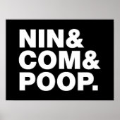 NIN & COMとウンチ。 ポスター (正面)