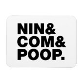 NIN & COMとウンチ。 マグネット (横)