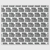 NIN & COMとウンチ。 ラッピングペーパー (フラット)