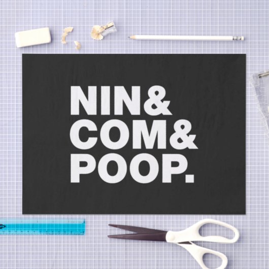 NIN & COMとウンチ。 薄葉紙 (クラフト)