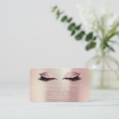 Nina 2ロイヤリティカード6美しいラッシュバラピンク金ゴールド ロイヤリティカード (スタンド正面)