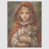 Niña con lobo 薄葉紙 (正面)