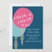 Nina o Ninoジェンダーがタッセルバルーン海軍を明らかにする 招待状 (正面)