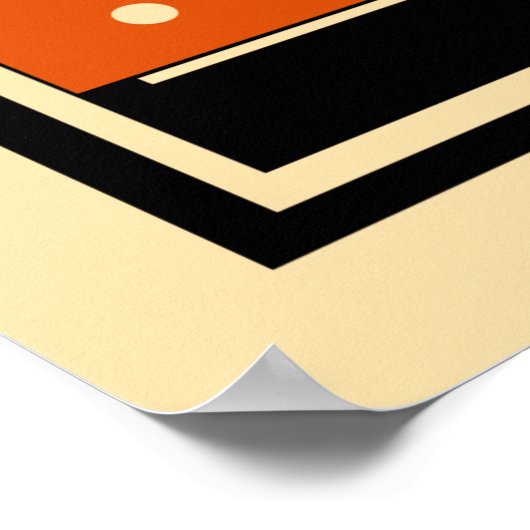 Nina Simone Orangeポスター ポスター (角)