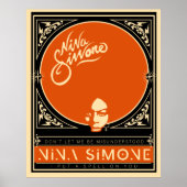 Nina Simone Orangeポスター ポスター (正面)