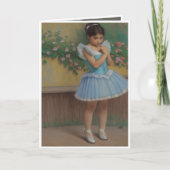 Niña soniando que es un bailarina カード (正面)
