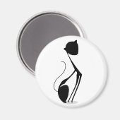 Nina Velvet Magnet :: SoHo Cat In the Spotlight マグネット (正面/裏面)