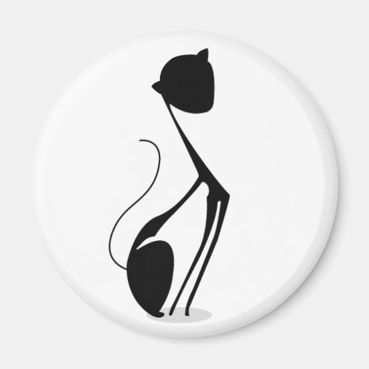 Nina Velvet Magnet :: SoHo Cat In the Spotlight マグネット (正面)