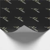 Nina white gold Handwriting Geschenkpapier ラッピングペーパー (角)