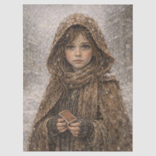 niña y caja de cerillas 薄葉紙 (正面)