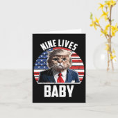 Nine Lives Byby トランプ 2025 ジョーク カード (黄色い花)