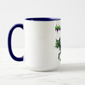 Nine Lives Left Black Cat Halloween マグカップ (左)