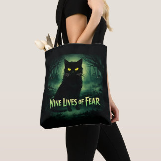 Nine Lives of Fear - 黒猫トートバッグ トートバッグ