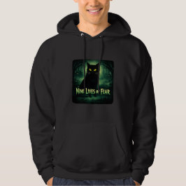 Nine Lives of Fear - 黒猫パーカー パーカ