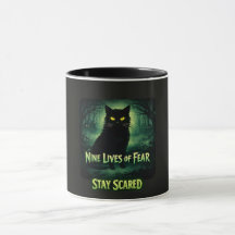 Nine Lives of Fear – 黒猫マグカップ