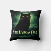 Nine Lives of Fear - 黒猫 クッション (裏面)