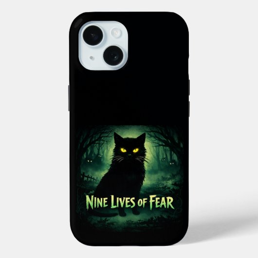 Nine Lives of Fear – 黒猫 Case-Mate iPhoneケース (裏面)