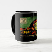Nine Lives of Fear – Issue No. 1 レトロホラー ポストカード マグカップ (正面左)