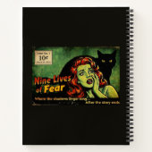 Nine Lives of Fear – Issue No. 1 レトロホラー ポスト ノートブック (裏面)