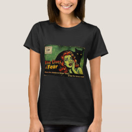 Nine Lives of Fear – Issue No. 1 レトロホラー ポスト Tシャツ