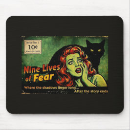 Nine Lives of Fear – Issue No. 1 レトロホラー マウスパッド
