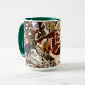 Nine Meerkat Triangles, Coffee Mug マグカップ (正面左)