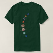 Nine Planets Science Outer Space Science Fan Premi Tシャツ (デザイン正面)