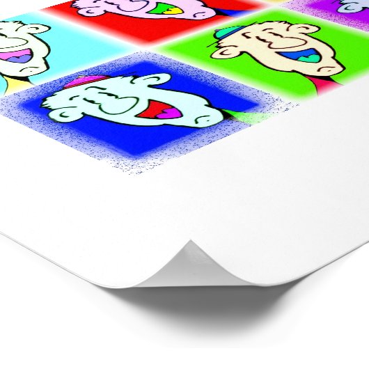 Nine Small Hat Clowns: ポスター (角)