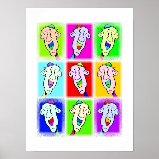 Nine Small Hat Clowns: ポスター (正面)