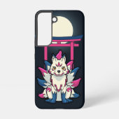 Nine-Tailed Kitsune Fox- Fun Yokai Samsung Galaxyケース (裏面)