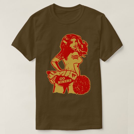 NINERSチアリーダー Tシャツ (デザイン正面)