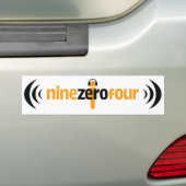 NineZeroFourのバンパーステッカー バンパーステッカー (車上)