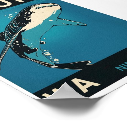 Ningaloo Reef, Exmouth, WA ポスター (角)