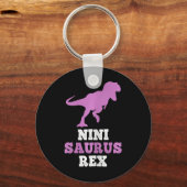 Nini-saurus Rex Dino Dinosaur Ninisaurus Funny  キーホルダー (正面)