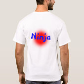 Ninja 忍者-1 tシャツ (裏面)