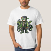 ninja bike bear T-Shirt Tシャツ (正面)