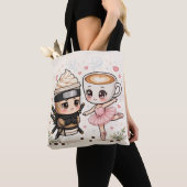 Ninja Cappuccino Assassino Love Tote トートバッグ (クローズアップ)
